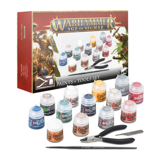 Age of Sigmar Paints + Tools Games Workshop