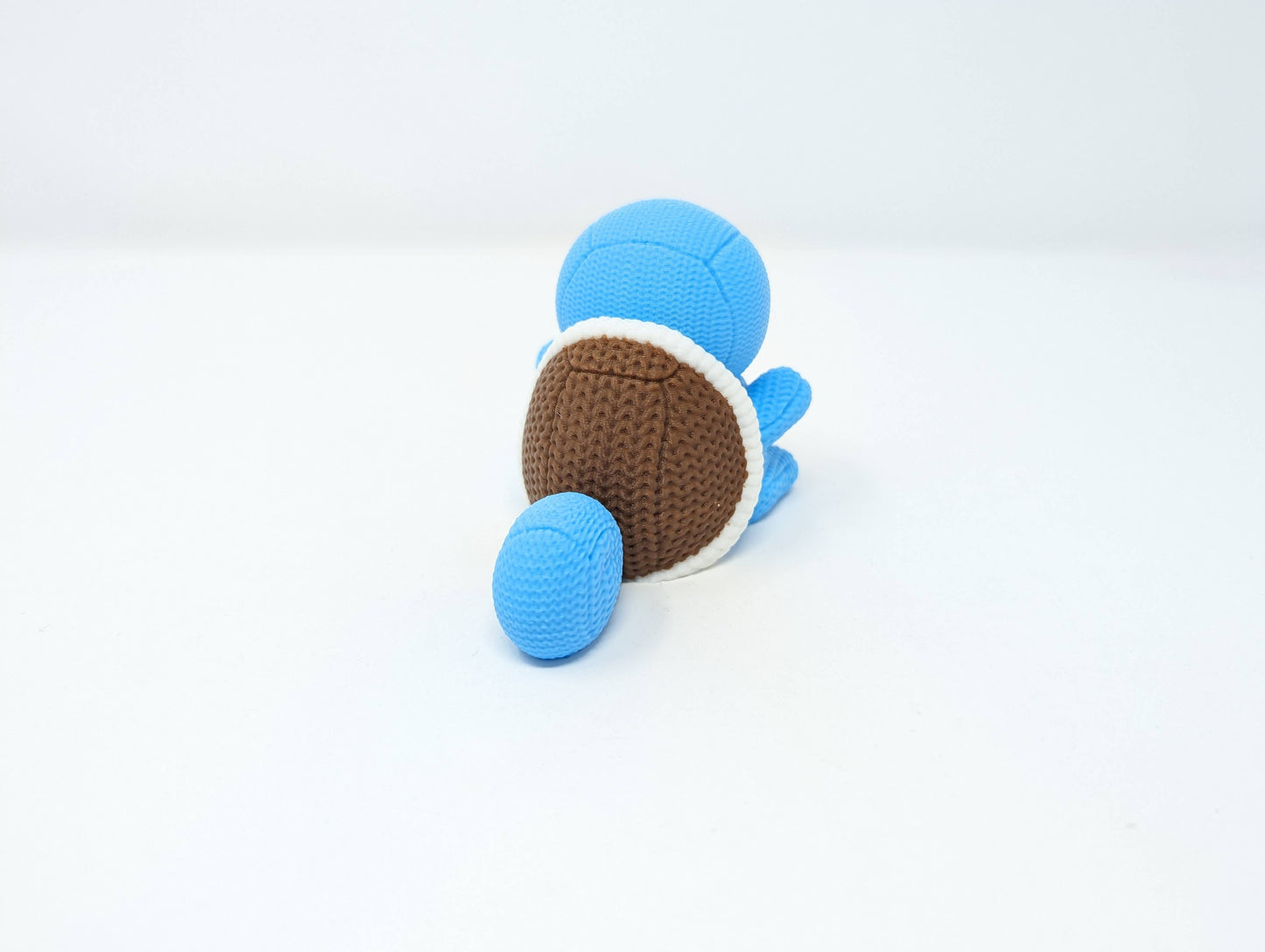 Squirtle Knit Style Figurine Giant Turtle Creations