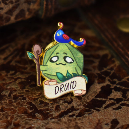 Druid Class Pin Misty Mountain Gaming