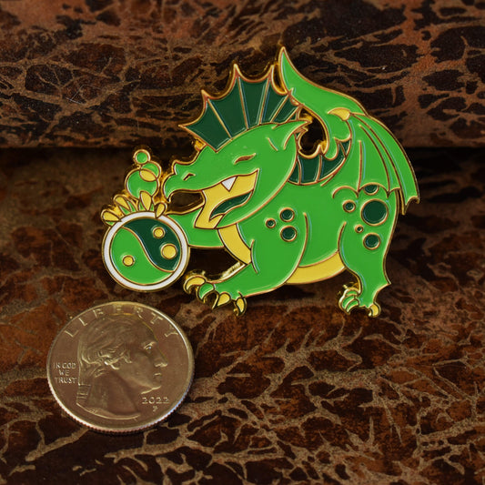 Green Dragon Pin Misty Mountain Gaming