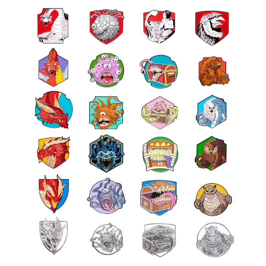 Mystery Monster Pins Wizards of the Coast