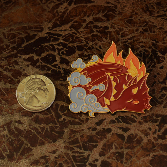 Red Dragon Pin Misty Mountain Gaming
