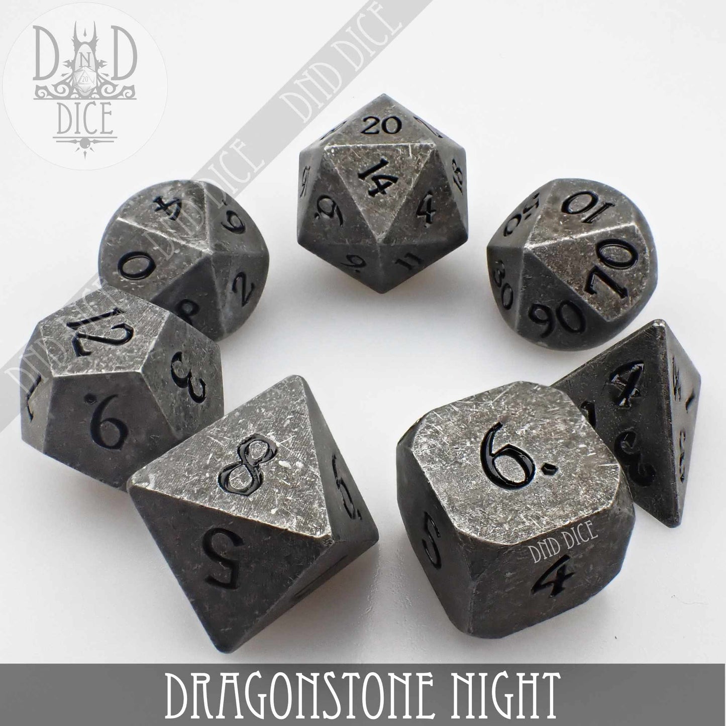 Dragonstone Night Dice Set DNDDICE.COM