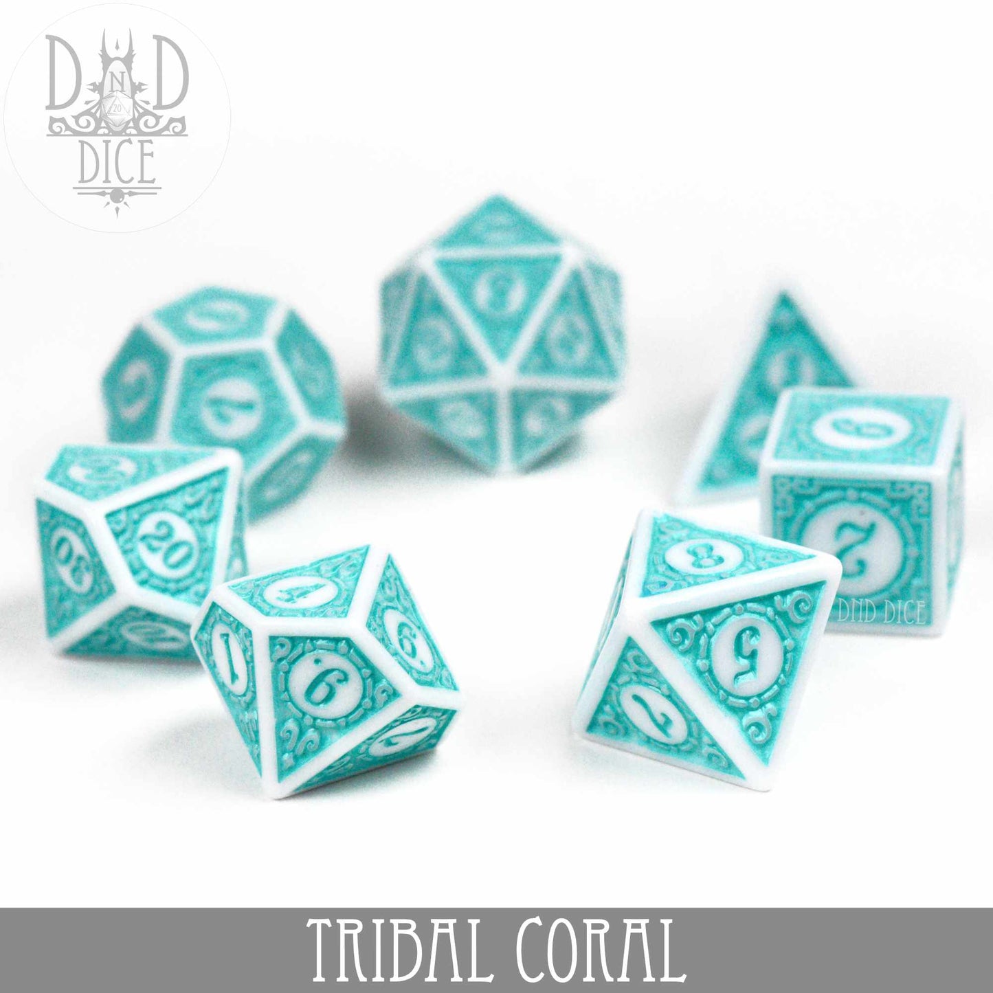 Tribal Coral Dice DND DICE