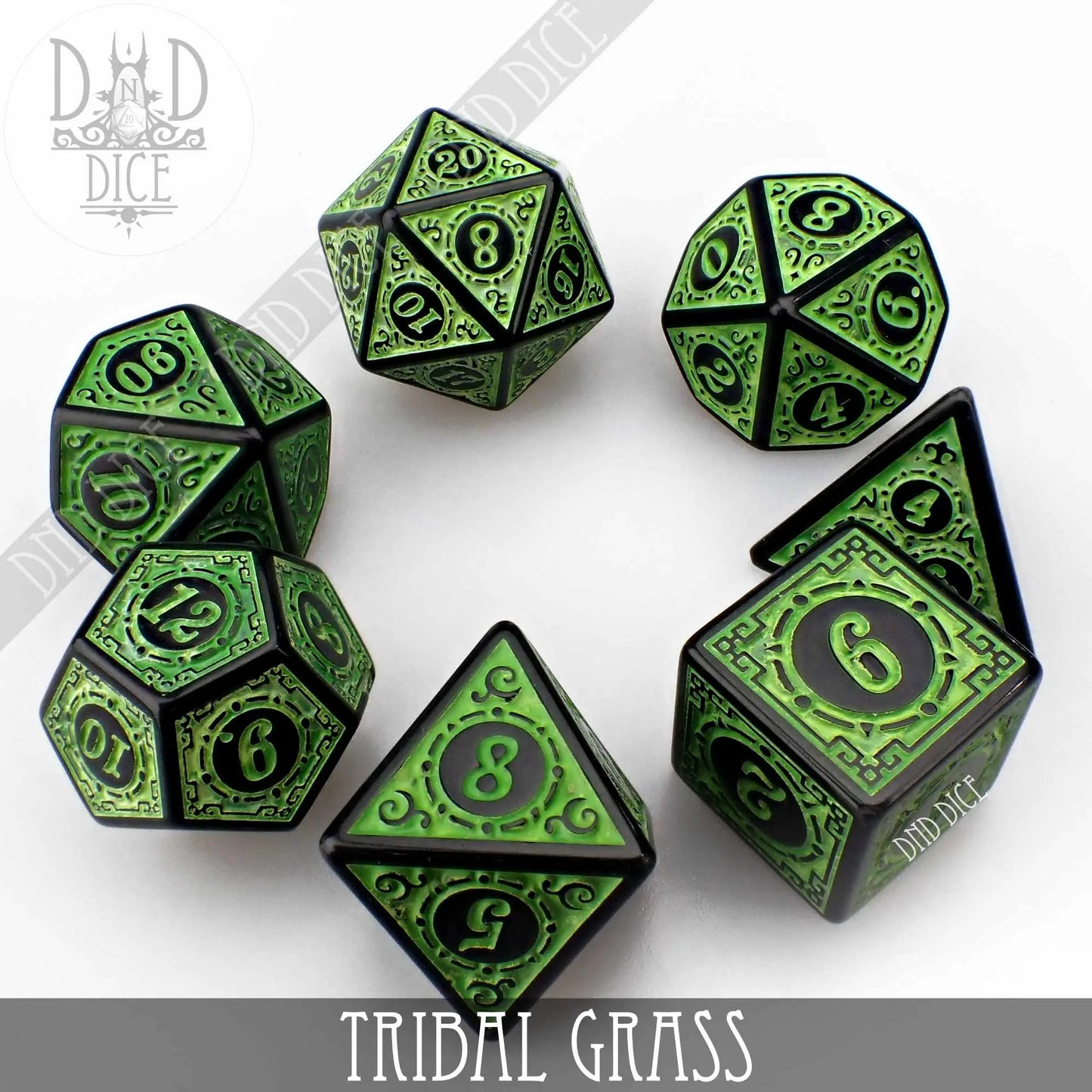 Tribal Grass Dice DND DICE