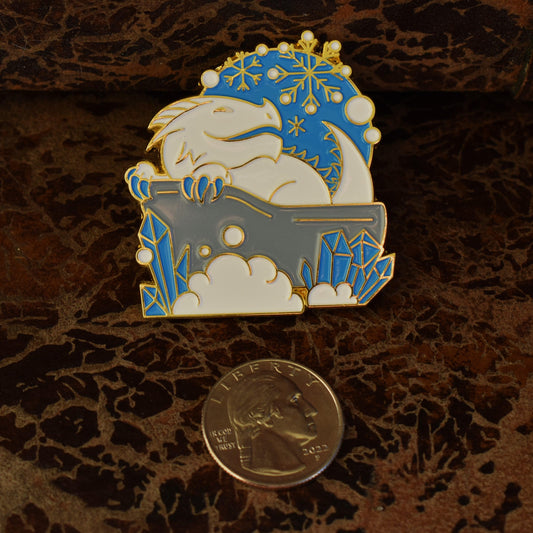 White Dragon Pin Misty Mountain Gaming