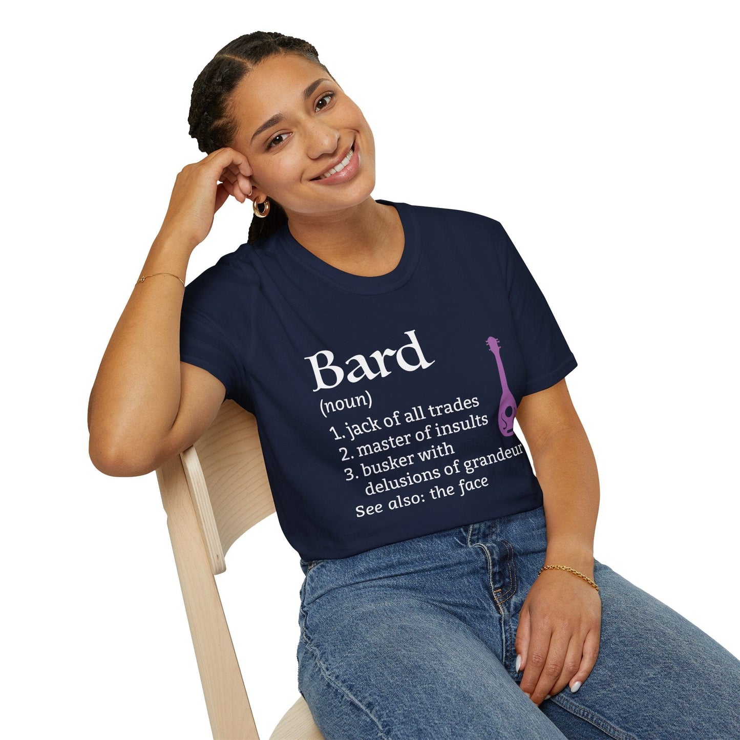 Bard Class Definition D&D T-Shirt Sunburst RPG