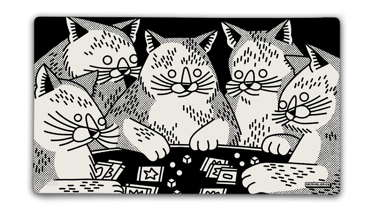 Cat Game Night Playmat Jankmats