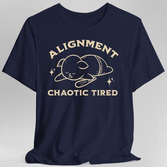 Chaotic Tired Goblin T-Shirt Sunburst RPG