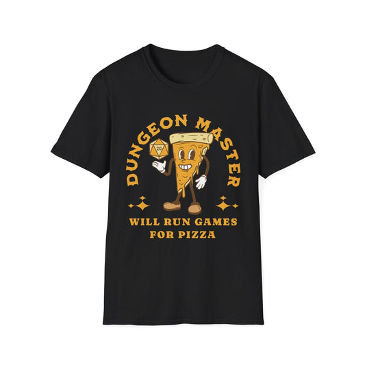 D&D Dungeon Master for Pizza T-Shirt Sunburst RPG