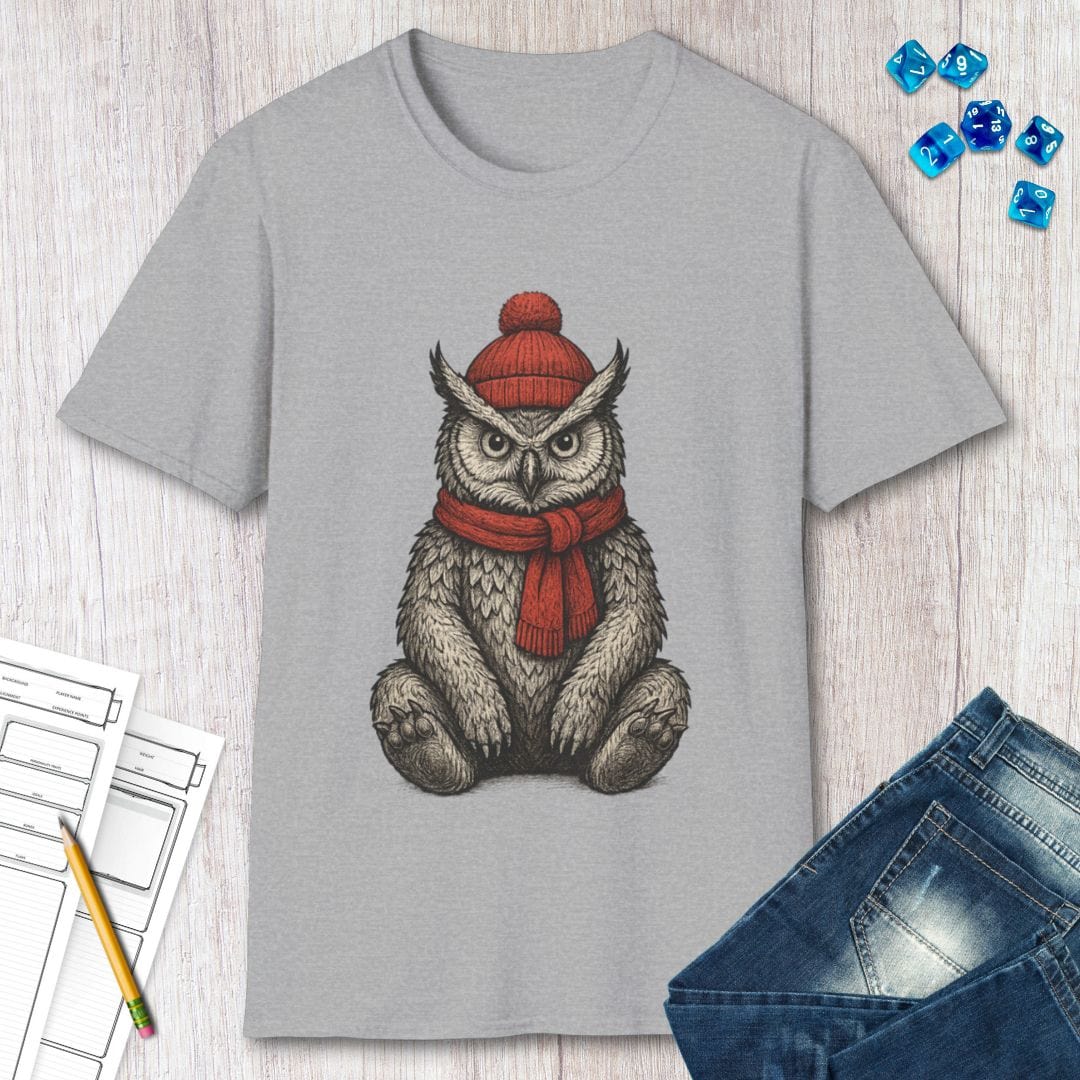 D&D Vintage Owlbear Shirt Sunburst RPG