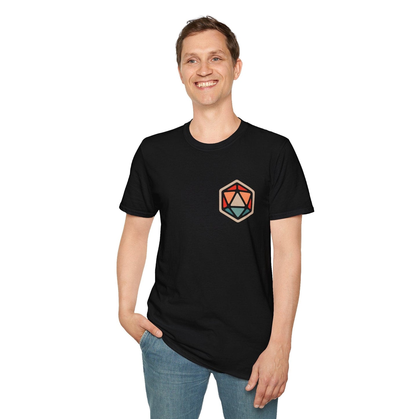 D20 T-shirt Sunburst RPG
