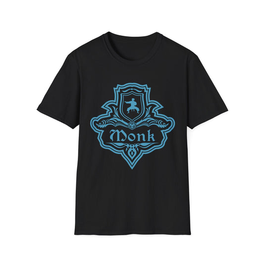 DnD Monk Class Emblem T-Shirt Sunburst RPG