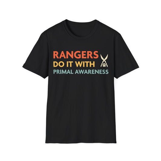 DnD Rangers Do It With Primal Awareness Shirt Sunburst RPG