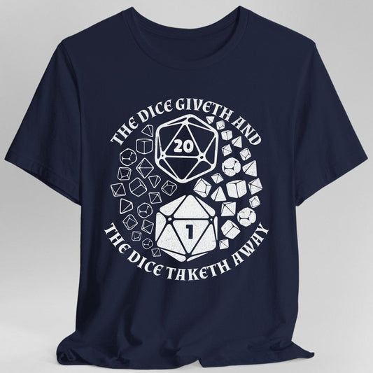 DnD Shirt - Yin Yang Dice Sunburst RPG