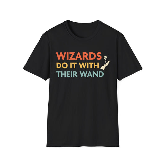 DnD Wizards Do It With Their Wand Shirt Sunburst RPG