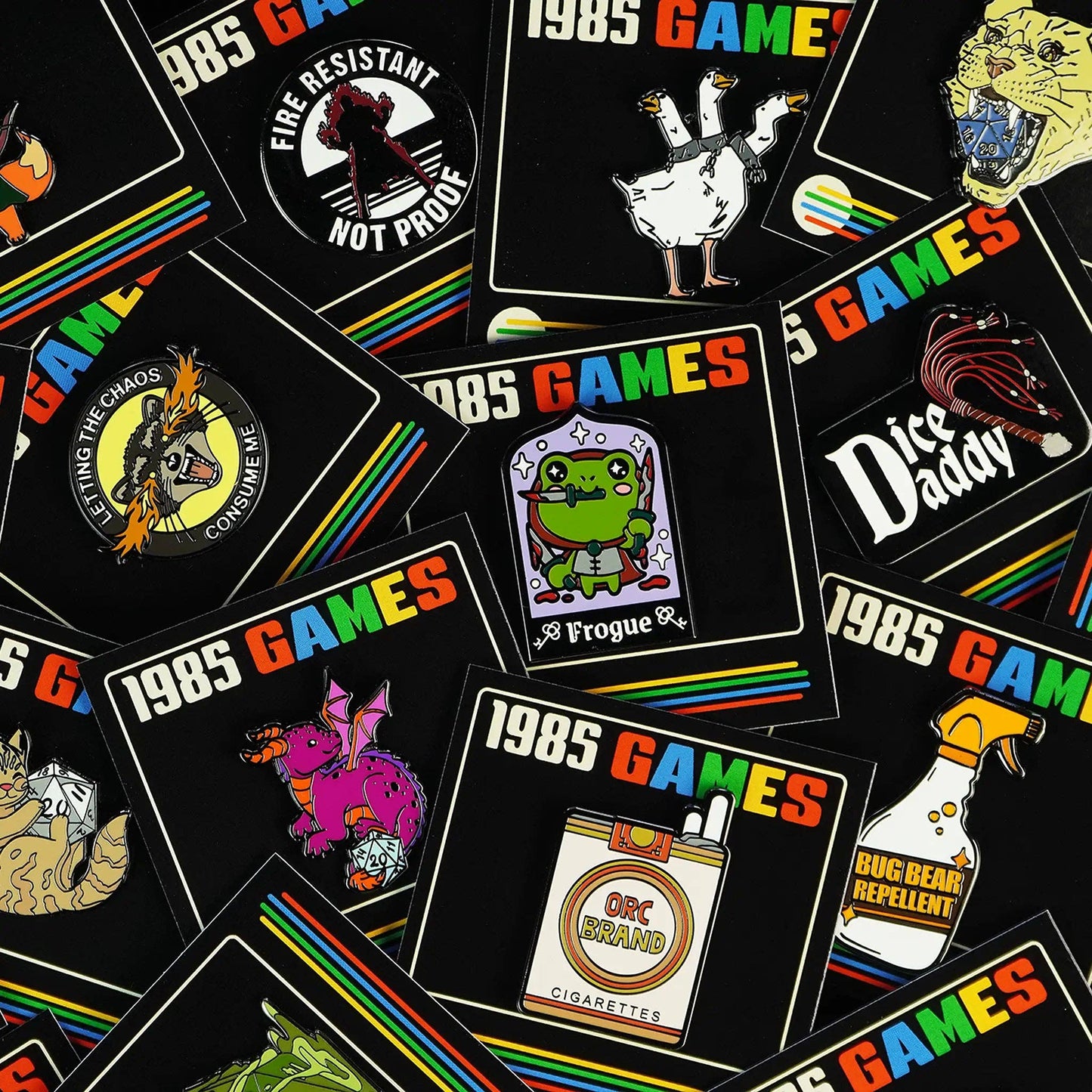 Enamel Pin 1985 Games