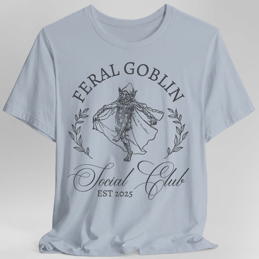 Feral Goblin Social Club T-shirt Sunburst RPG