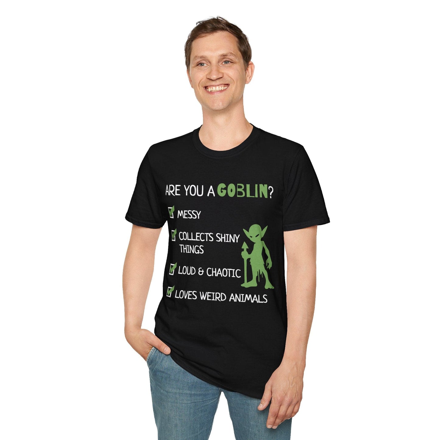 Goblin Quiz Shirt - Funny DnD Goblin Friend T-shirt Sunburst RPG