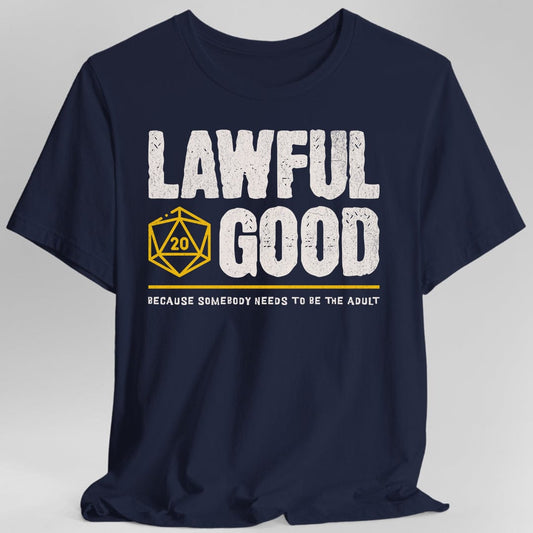 Lawful Good Shirt - DnD Alignment T-shirt Sunburst RPG