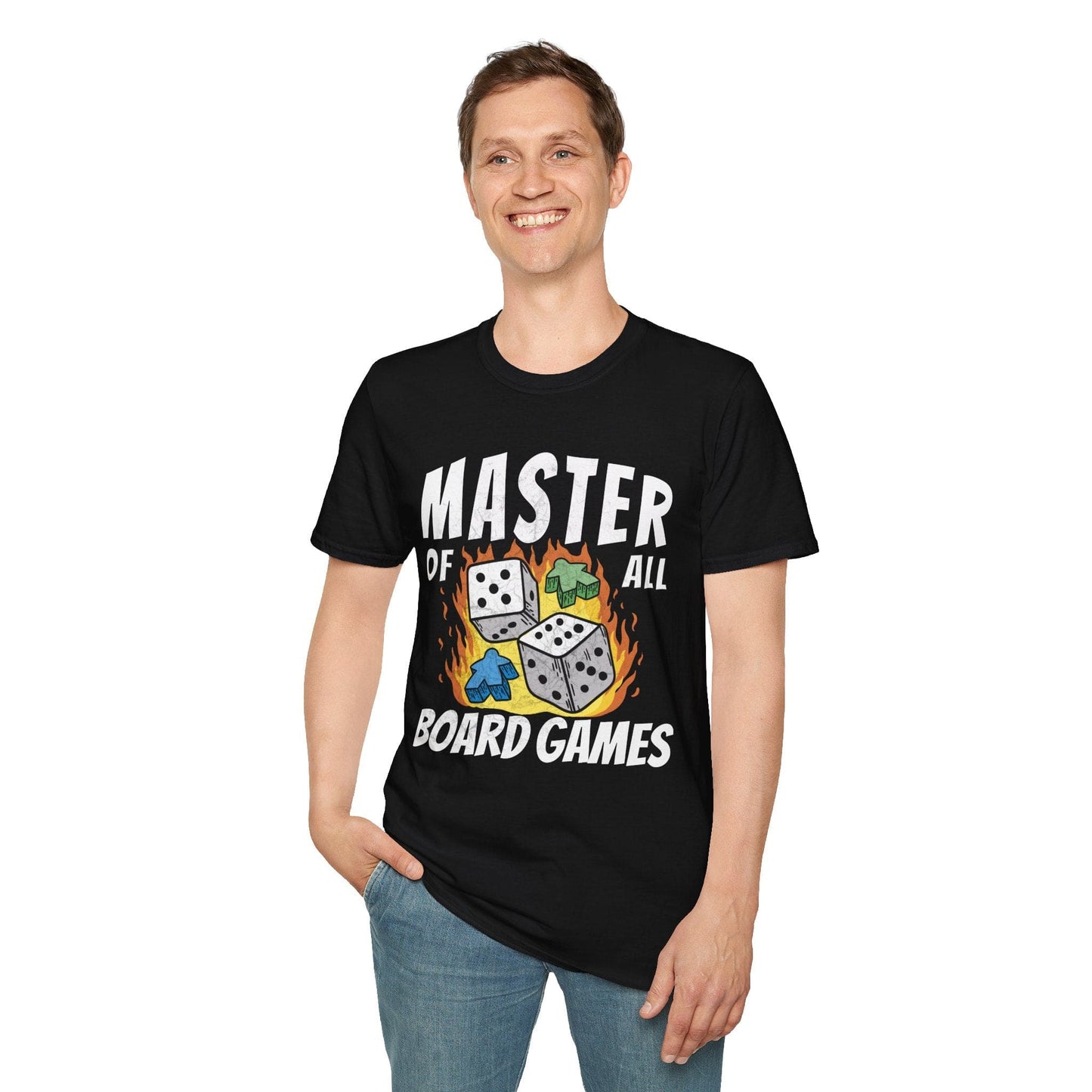 Master of All Board Games Unisex T-shirt Sunburst RPG
