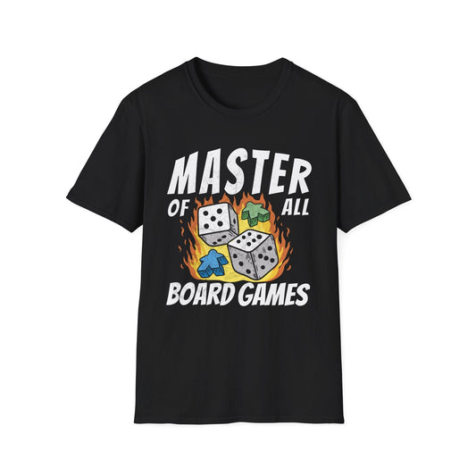 Master of All Board Games Unisex T-shirt Sunburst RPG