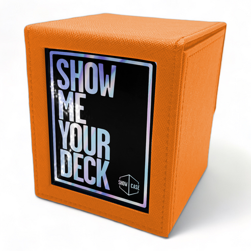 Show Case Deck Box: Orange Showcase