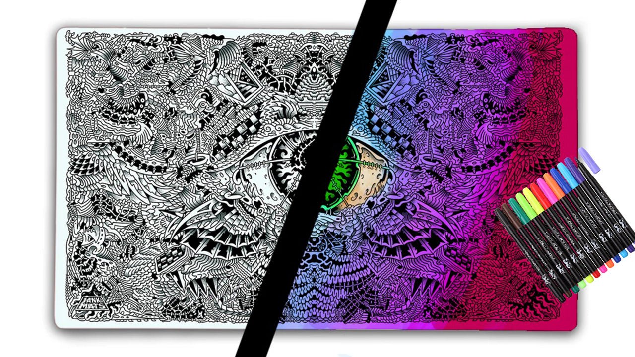 The Eye | Color Your Own Playmat Set Jankmats