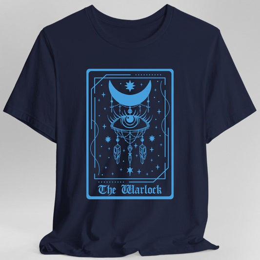 The Warlock Tarot Card T-Shirt Sunburst RPG