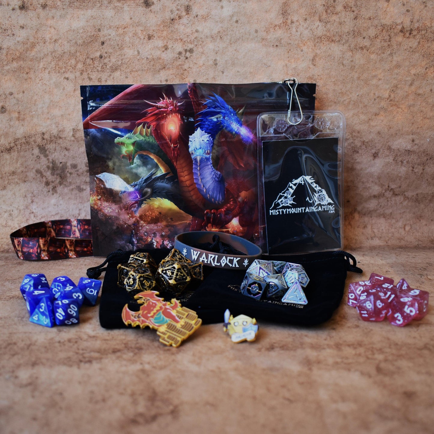 $100 Mystery Dice Bag Bundle Misty Mountain Gaming