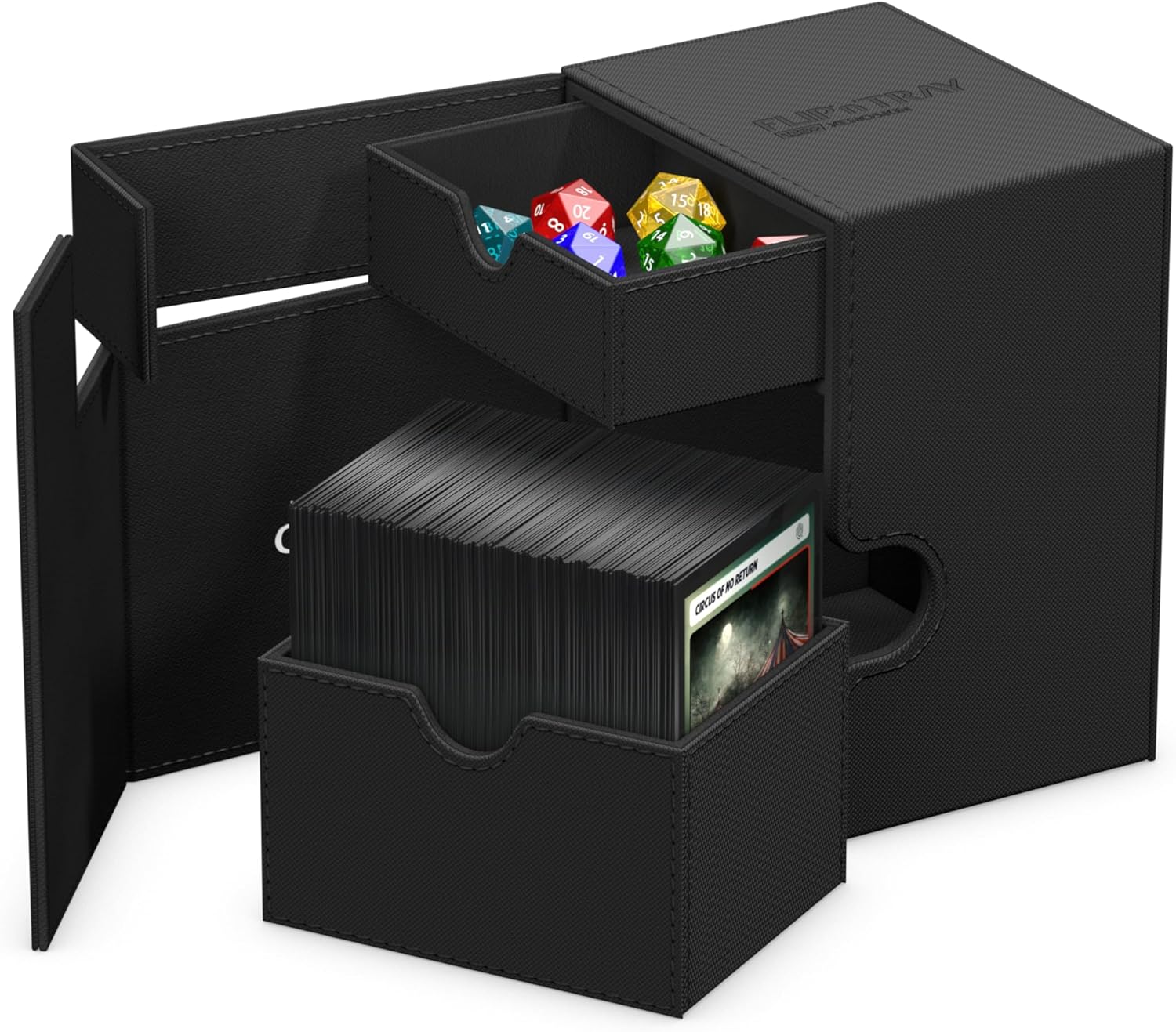 Ultimate Guard Flip`n`Tray 133+ XenoSkin - Black Ultimate Guard