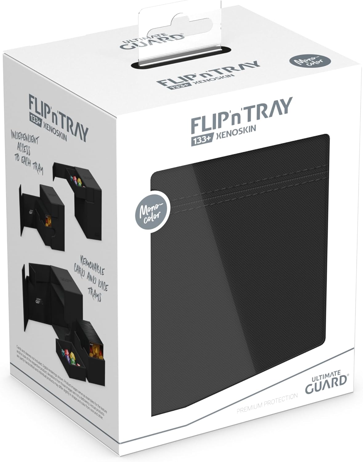 Ultimate Guard Flip`n`Tray 133+ XenoSkin - Black Ultimate Guard