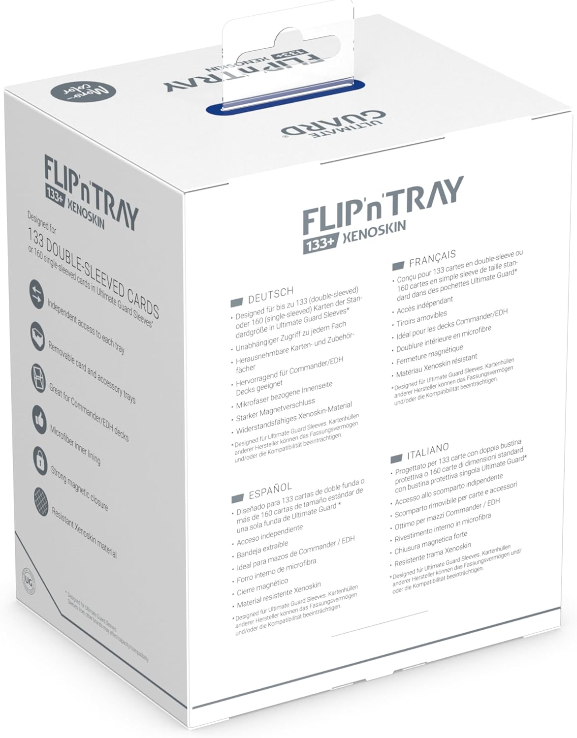 Ultimate Guard Flip`n`Tray 133+ XenoSkin - Blue Ultimate Guard