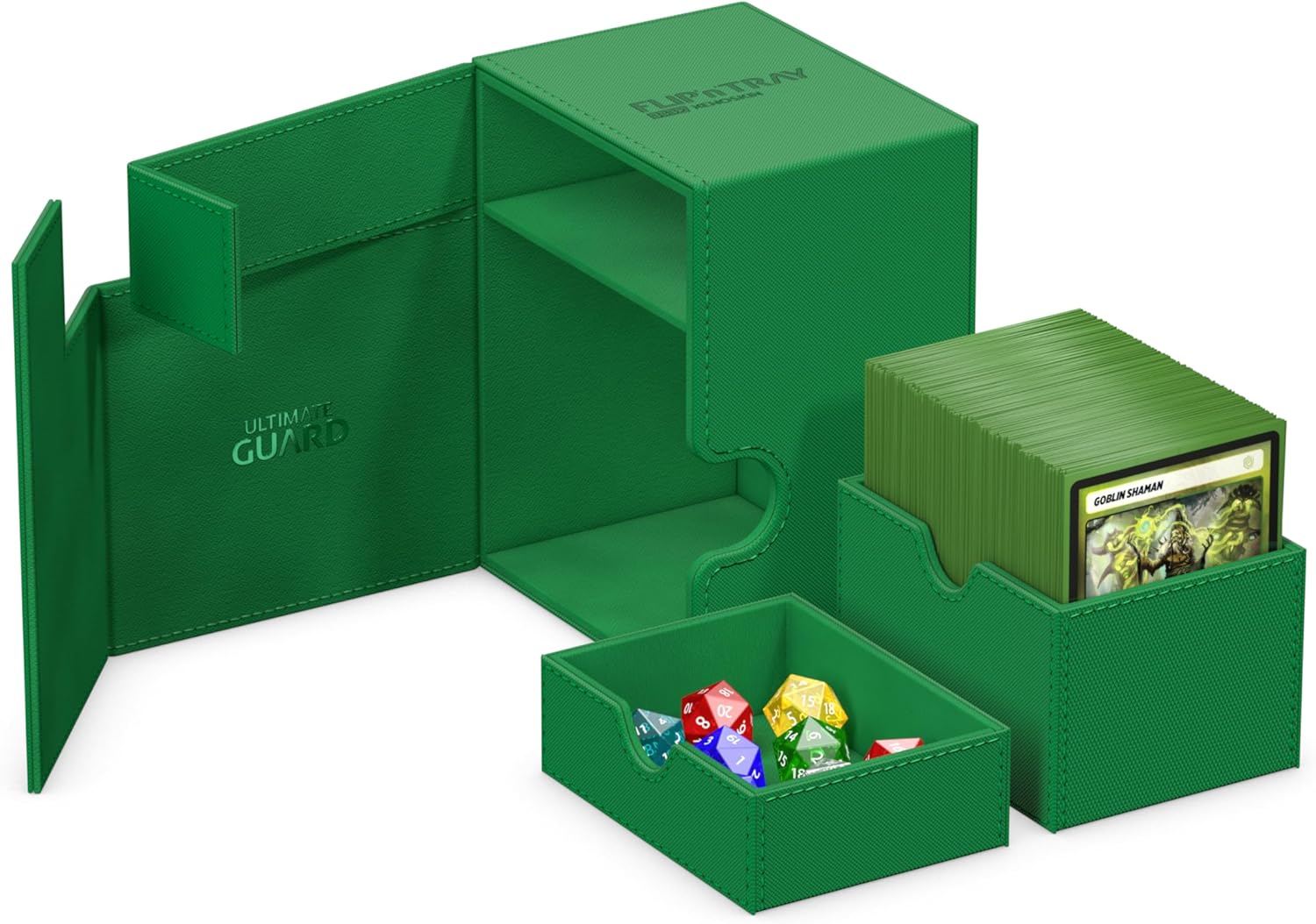 Ultimate Guard Flip`n`Tray 133+ XenoSkin - Green Ultimate Guard
