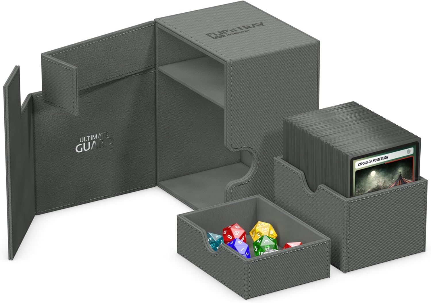 Ultimate Guard Flip`n`Tray 133+ XenoSkin - Grey Ultimate Guard