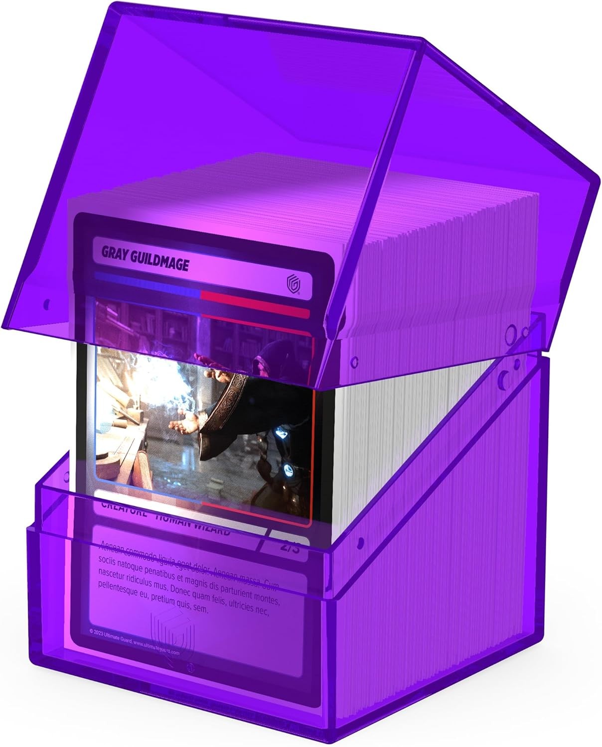 Ultimate Guard Boulder 100+ Clear - Amethyst Ultimate Guard