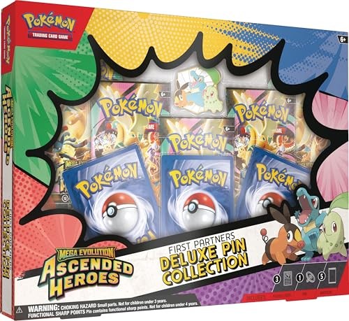 Mega Evolution - Ascended Heroes First Partners Deluxe Pin Collection The Pokemon Company
