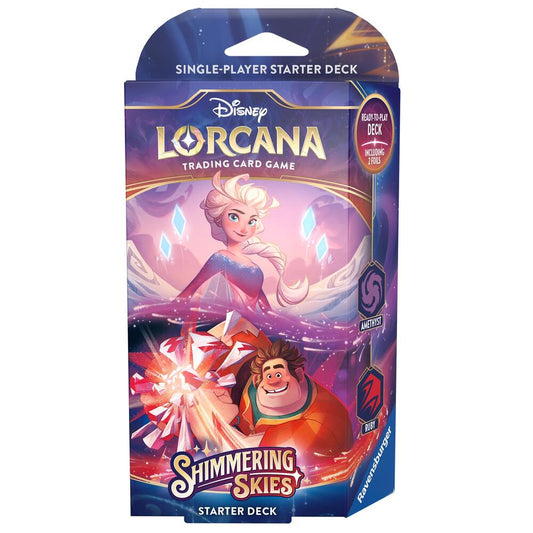 Lorcana: Amethyst & Ruby Shimmering Skies Deck