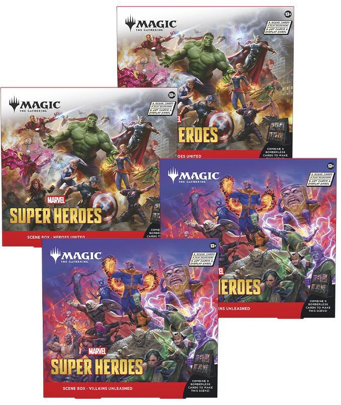 Marvel Super Heroes - Scene Box Case (2 of each) Wizards of the Coast