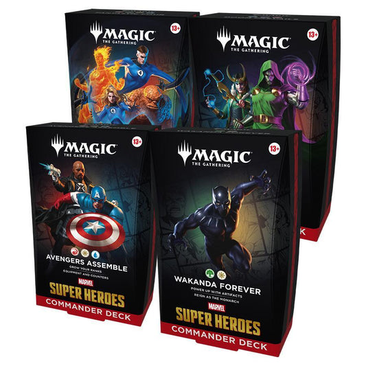 Marvel Super Heroes - Commander Deck Display Wizards of the Coast