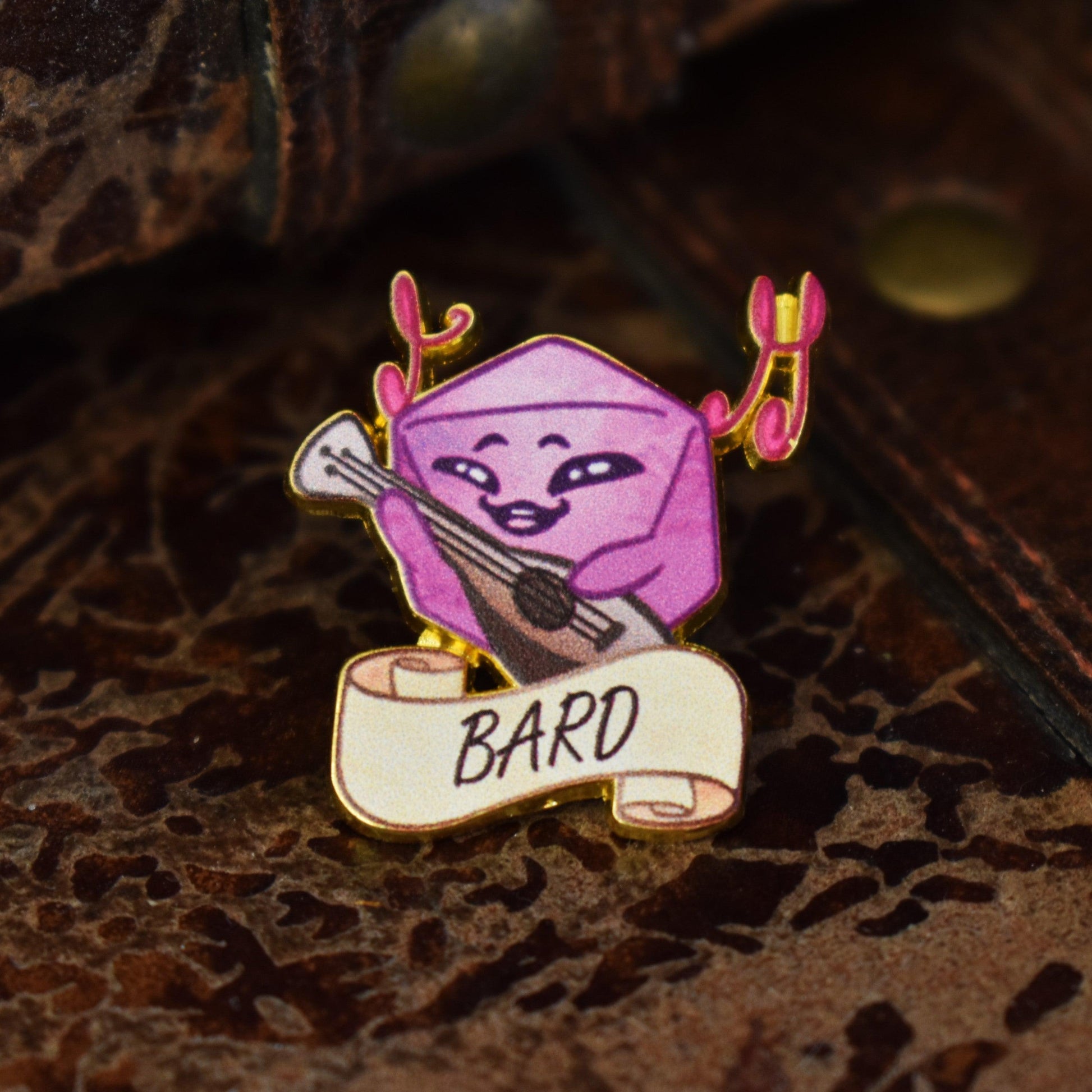 Bard Class Pin Misty Mountain Gaming