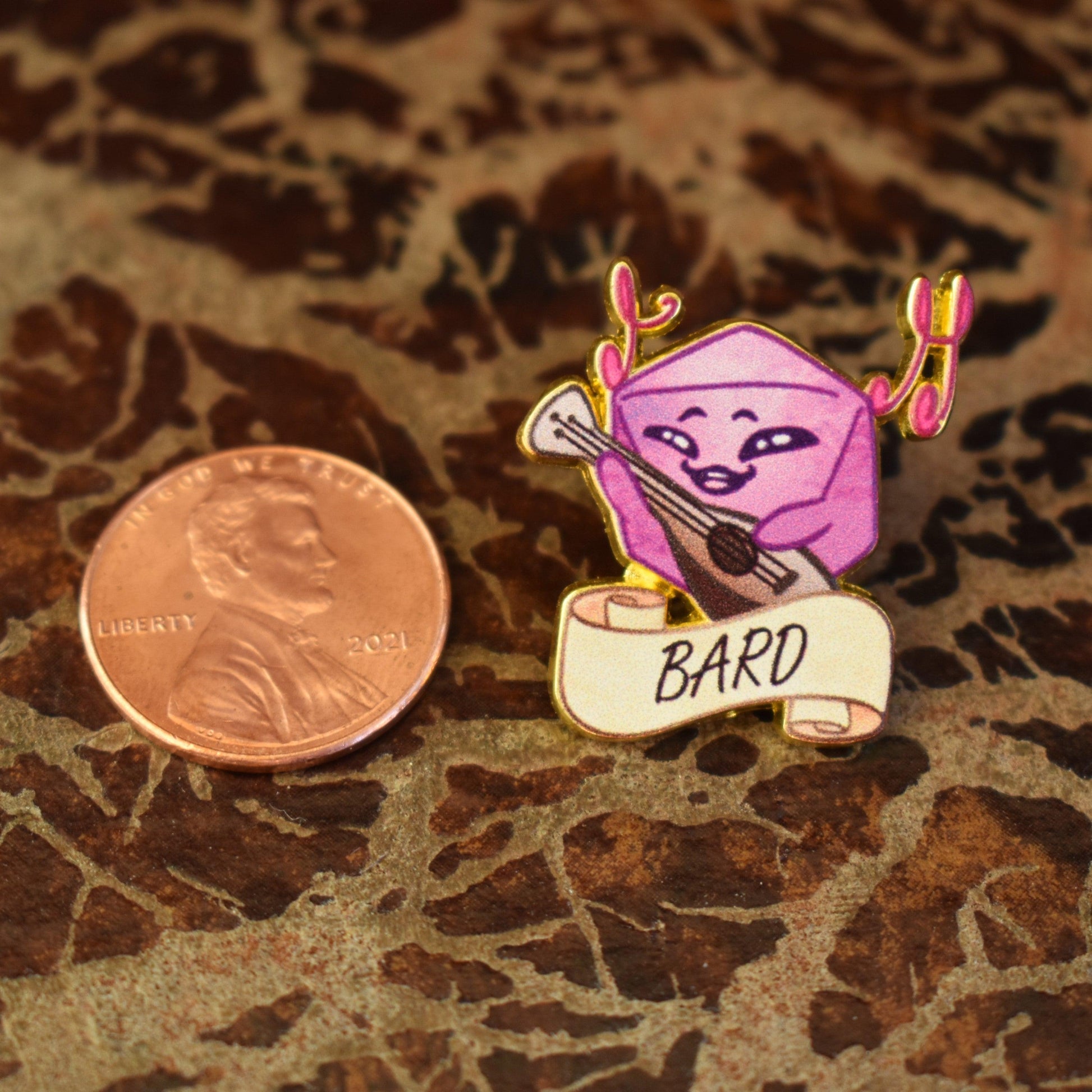 Bard Class Pin Misty Mountain Gaming
