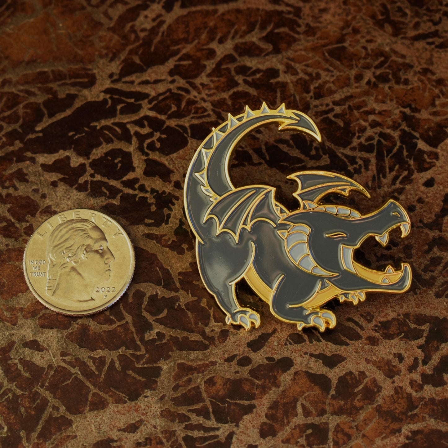 Black Dragon Pin Misty Mountain Gaming
