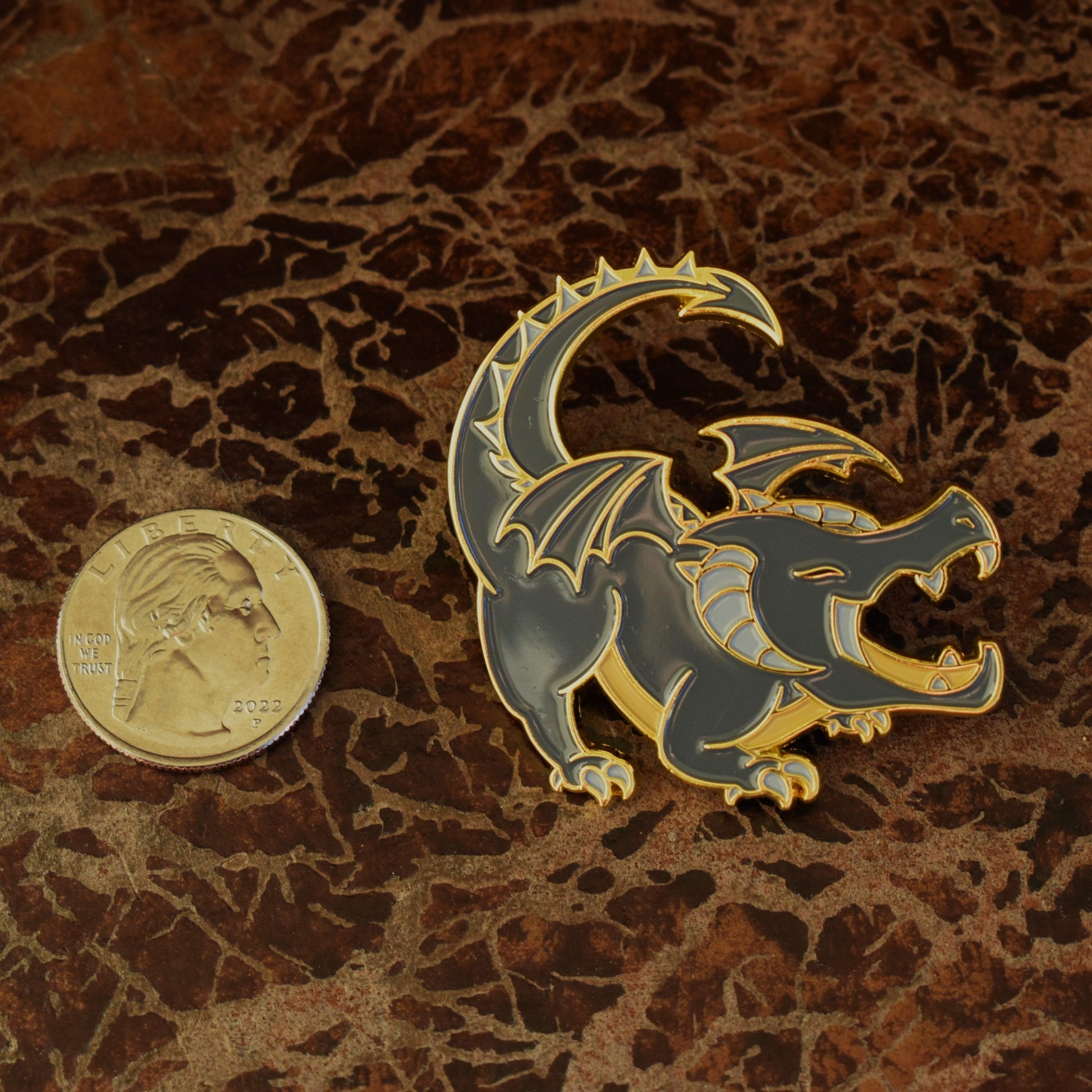 Black Dragon Pin Misty Mountain Gaming