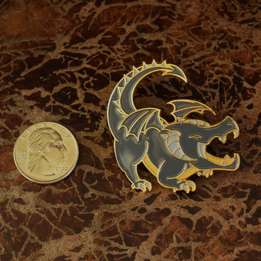 Black Dragon Pin Misty Mountain Gaming