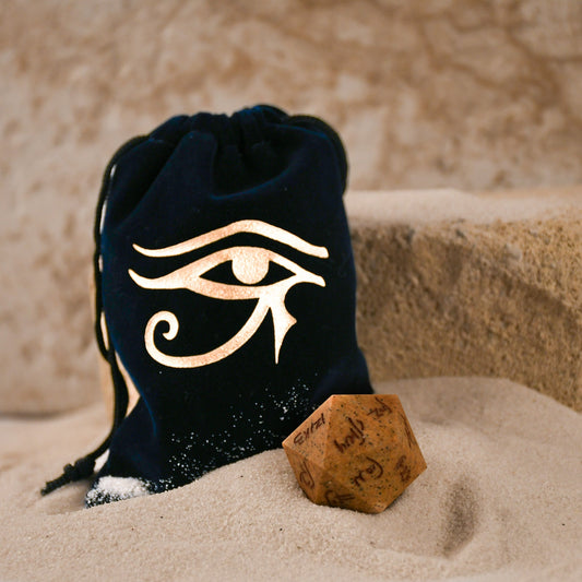 Demotic Limestone 30mm d20 - Dice Around the World Collection Misty Mountain Gaming