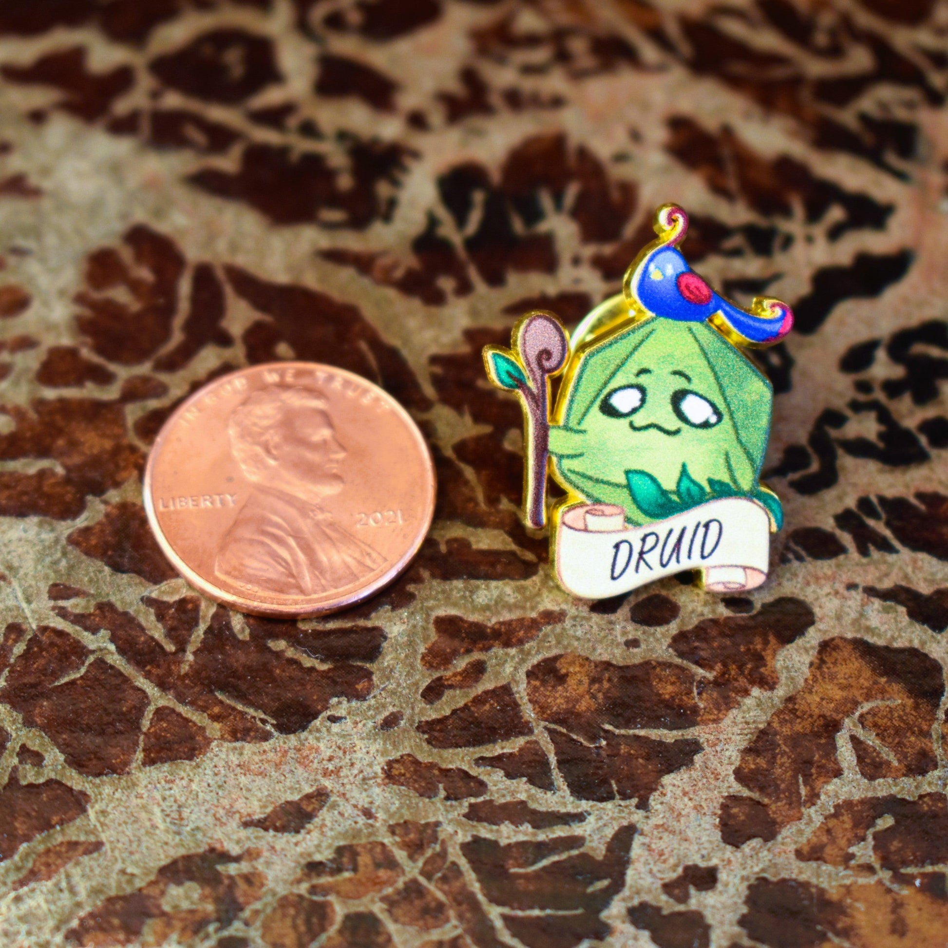 Druid Class Pin Misty Mountain Gaming