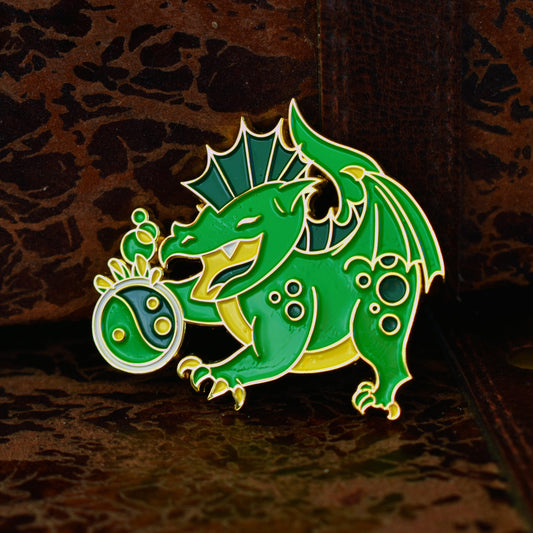 Green Dragon Pin Misty Mountain Gaming