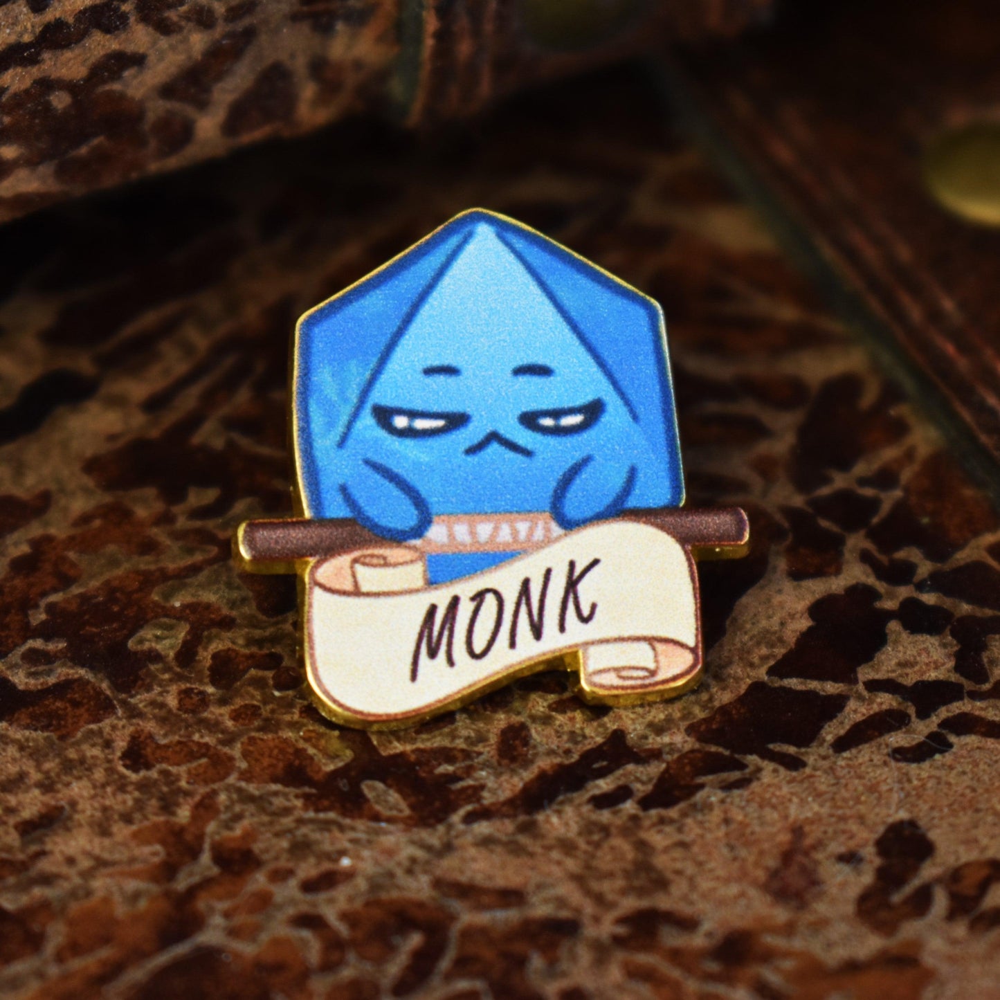 Monk Class Pin Misty Mountain Gaming
