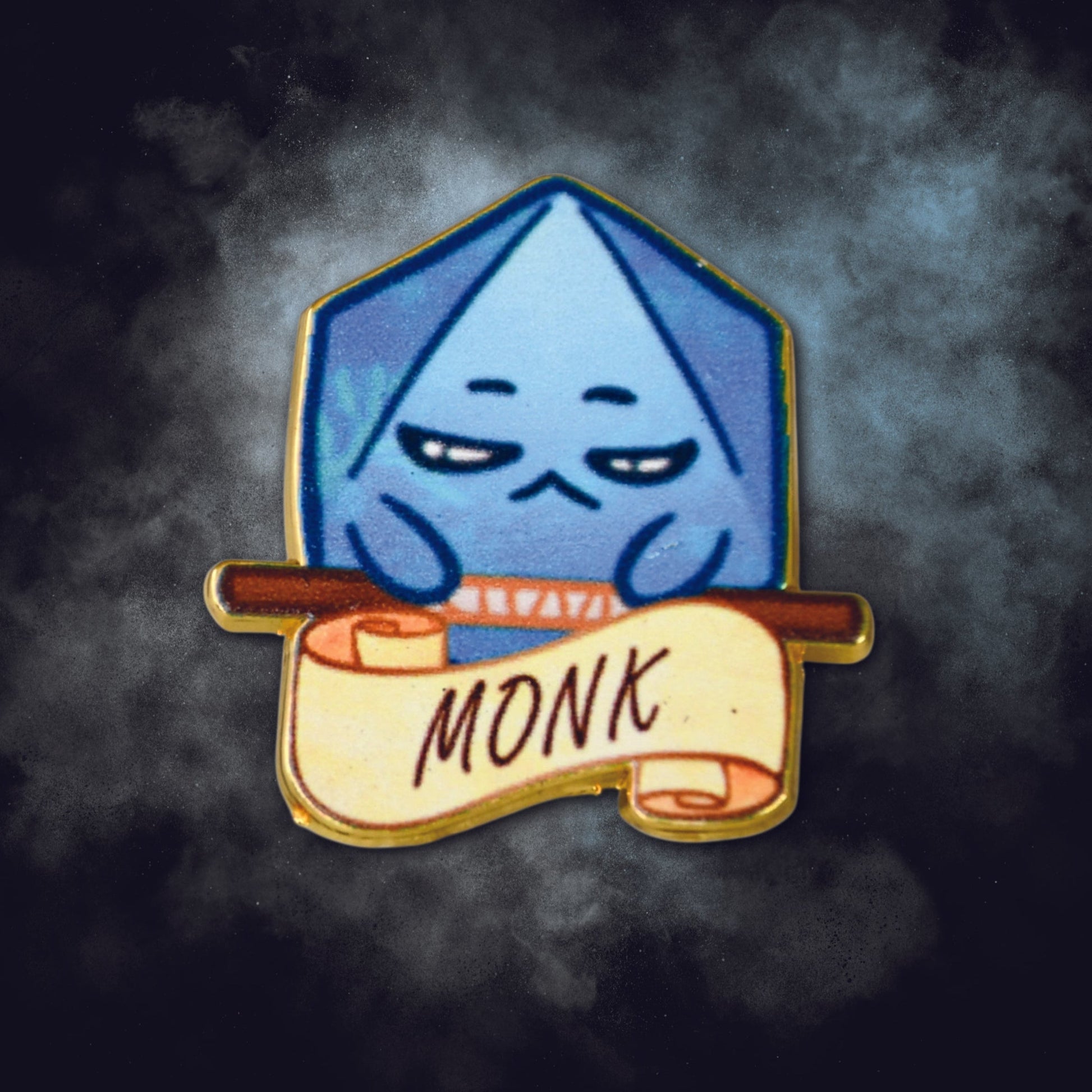 Monk Class Pin Misty Mountain Gaming